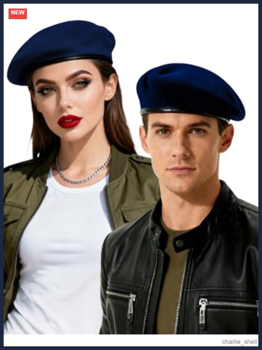 Military Wool Beret Adjustable Breathable Vintage British Army Style